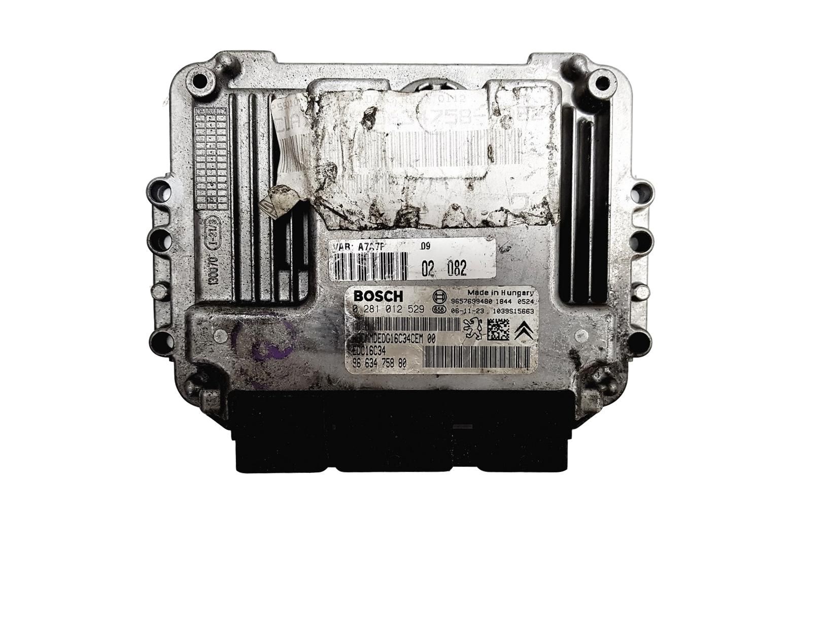 Controller 0281012529 9663475880 9657699480 PSA Bosch 11921 main product photo