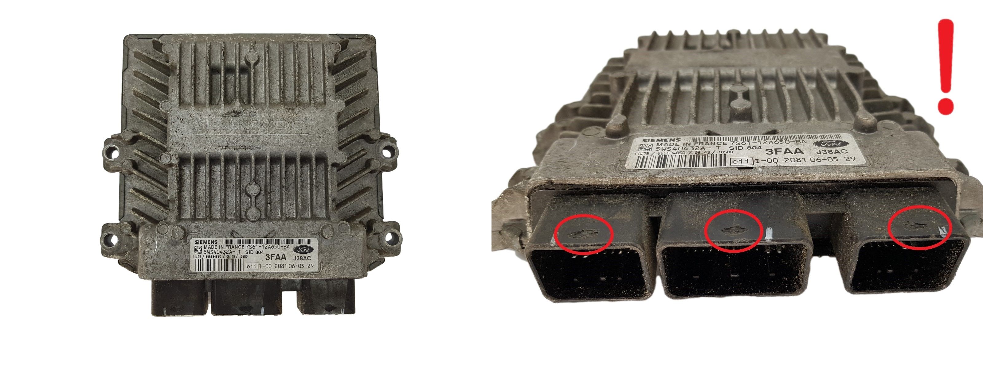 Controller 7S61-12A650-BA 5WS40432A-T 3FAA Ford Siemens 13960 main product photo