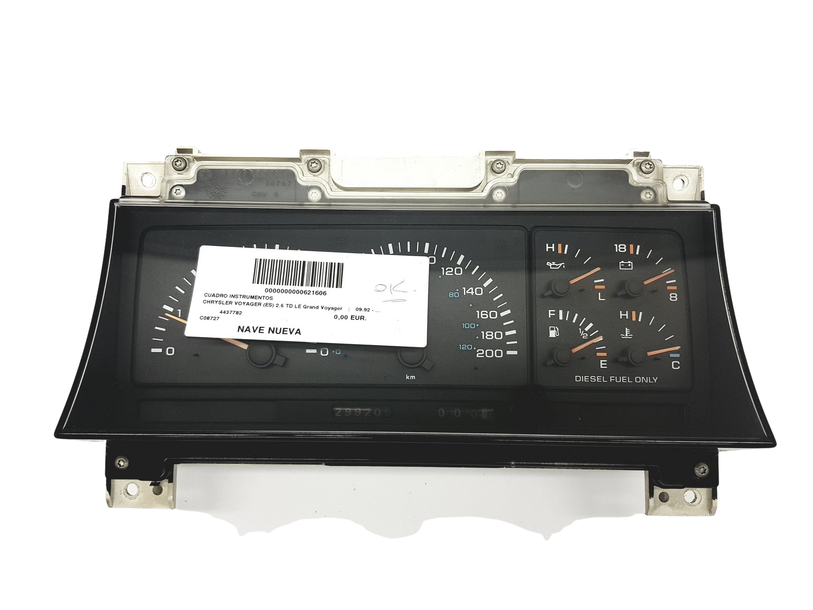 Speedometer/Instrument Cluster Chrysler Voyager 4437782 4437589 58713 main product photo