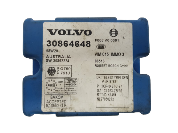Controller Moduł Volvo 30864648 F005V00061 Bosch main product photo