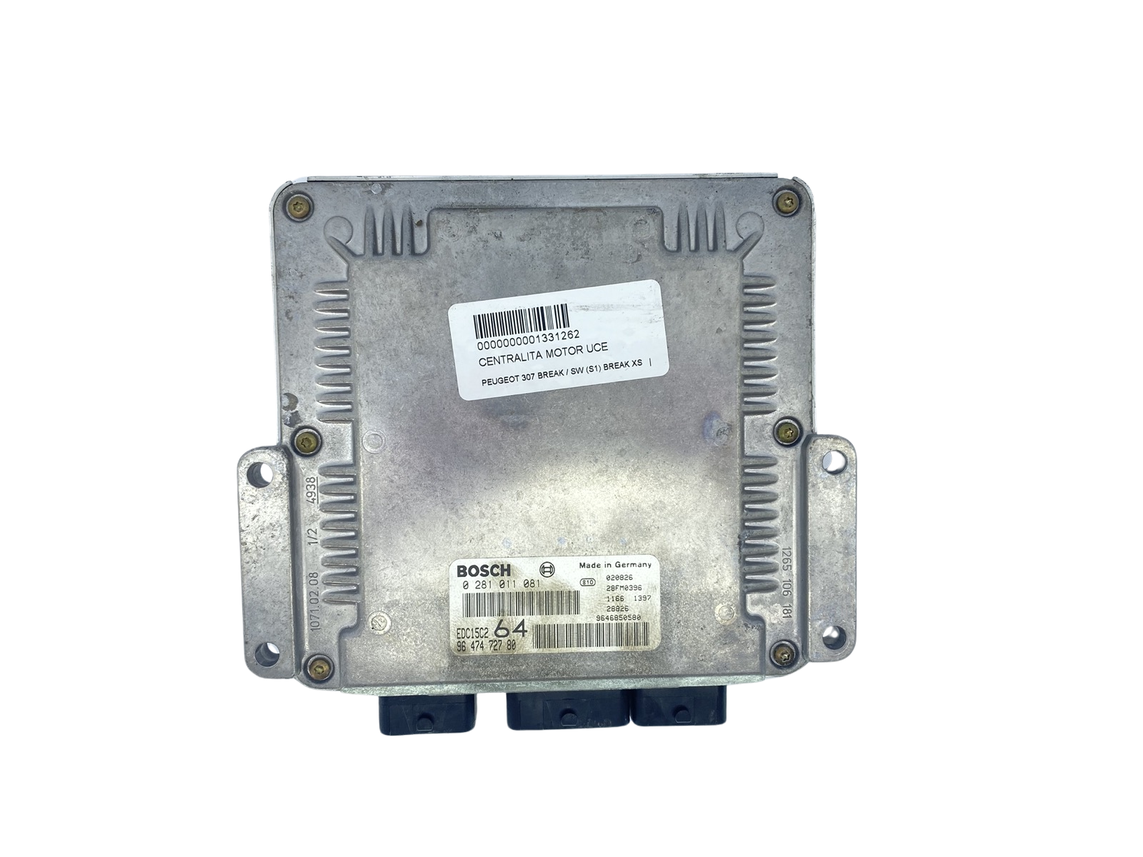 Controller PSA 0281011081 9647472780 9646850580 Bosch 61830 main product photo