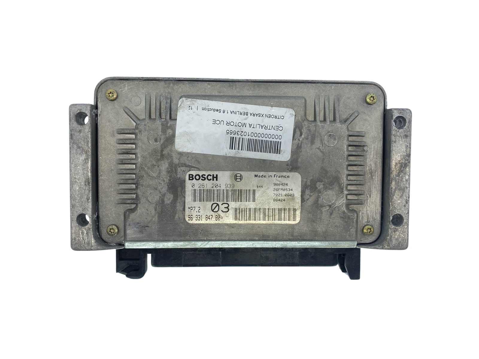 Controller 0261204939 9633184780 26FM0534 PSA Bosch 63189 main product photo