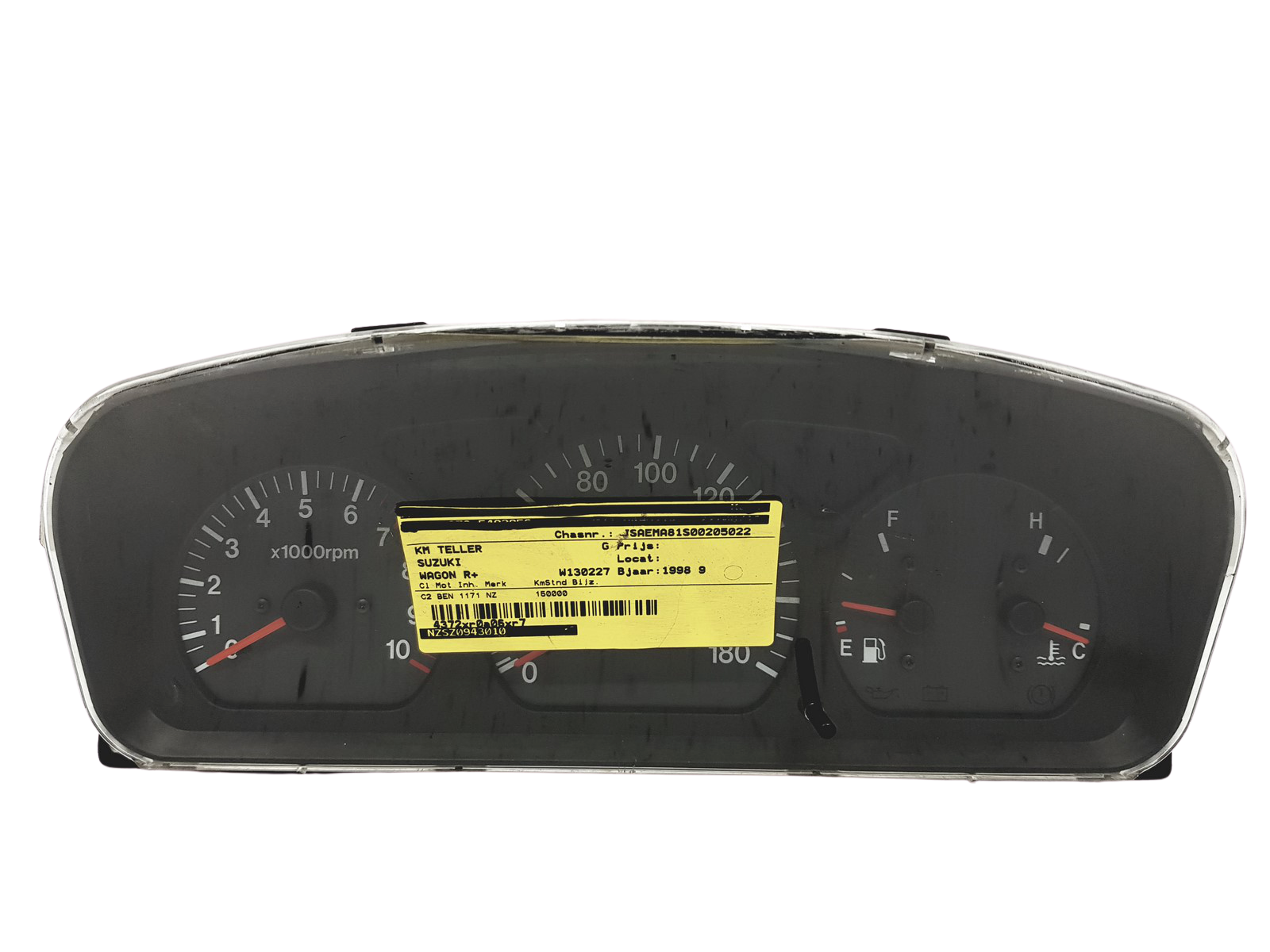 Speedometer/Instrument Cluster Suzuki Wagon 34100-7FC 34101-75F11 main product photo
