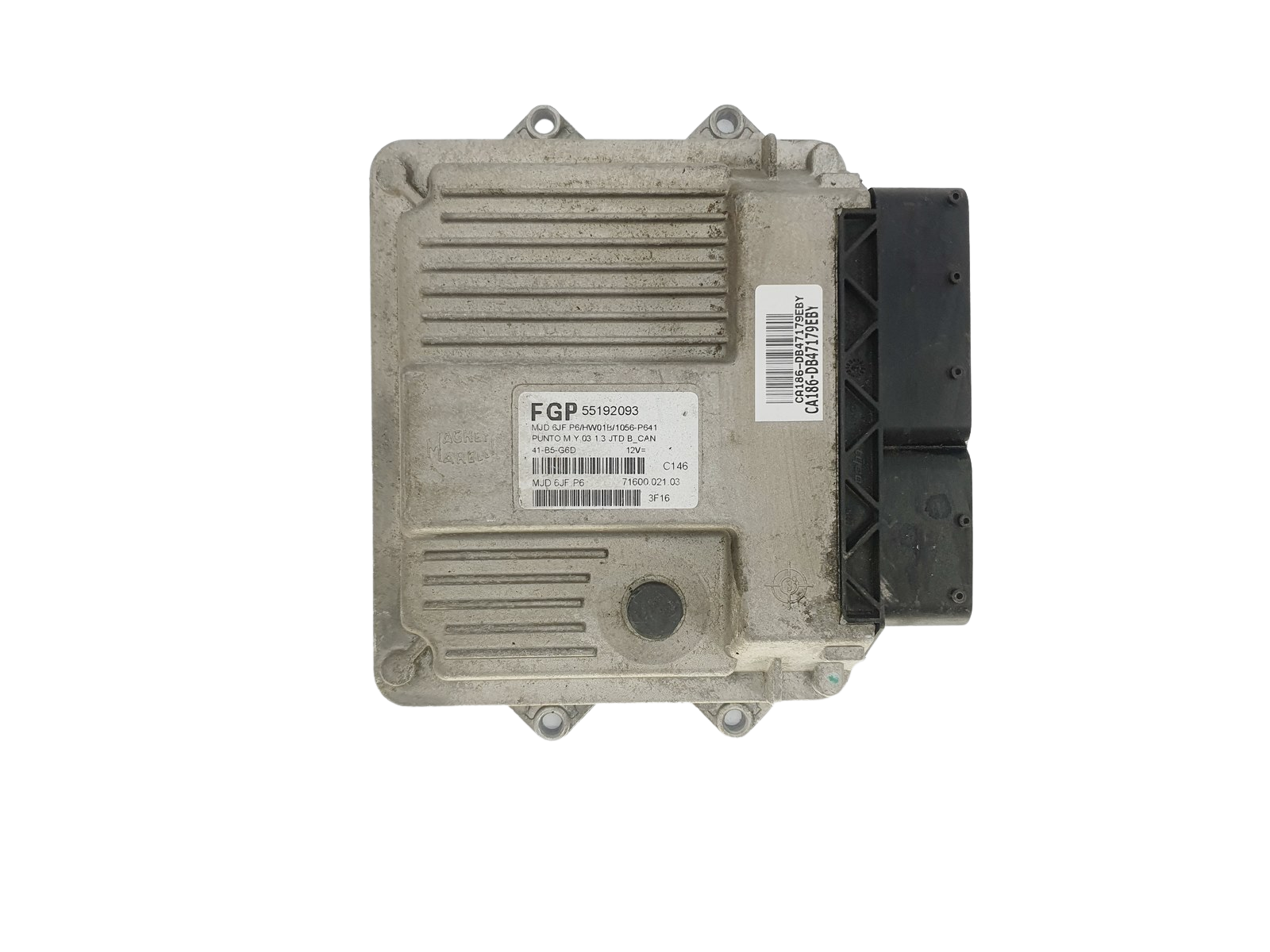 Controller MJD6JF.P6 55192093 71600.021.03 Fiat Magneti Marelli 47179 main product photo