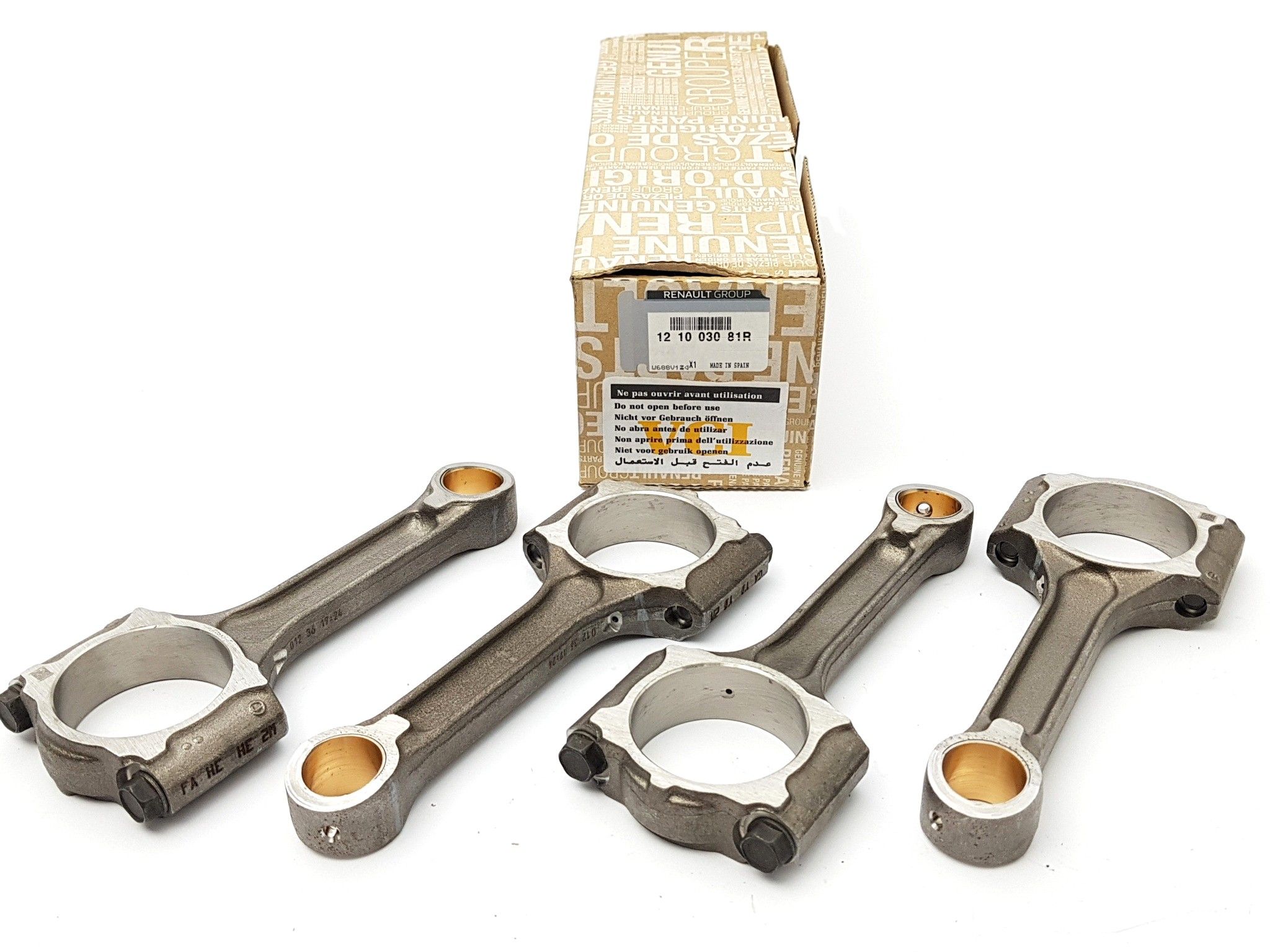Piston Connecting Rod New Original Renault Scenic Megane Clio 1.4 TCe 121003081R main product photo