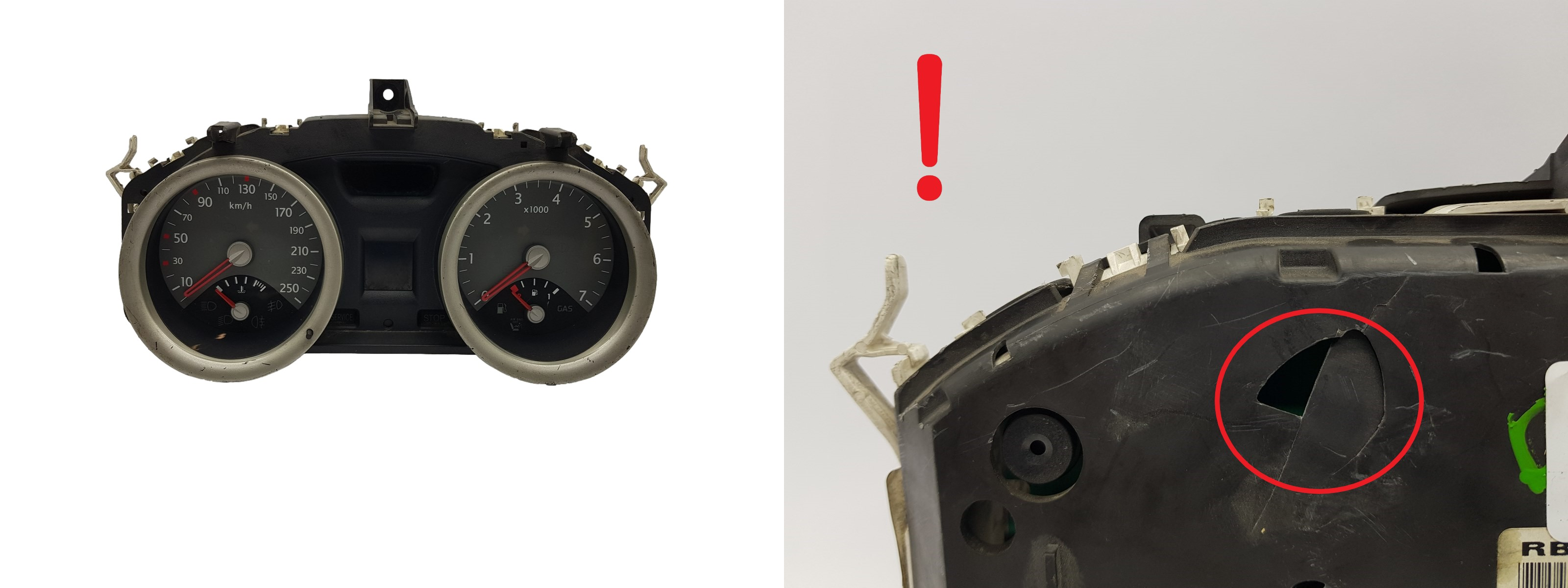 Speedometer/Instrument Cluster Renault Megane 2 8200292072 2449 main product photo