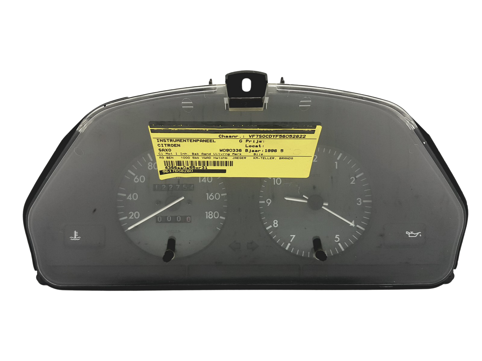 Speedometer/Instrument Cluster Citroen Saxo 9617658280 49088 main product photo
