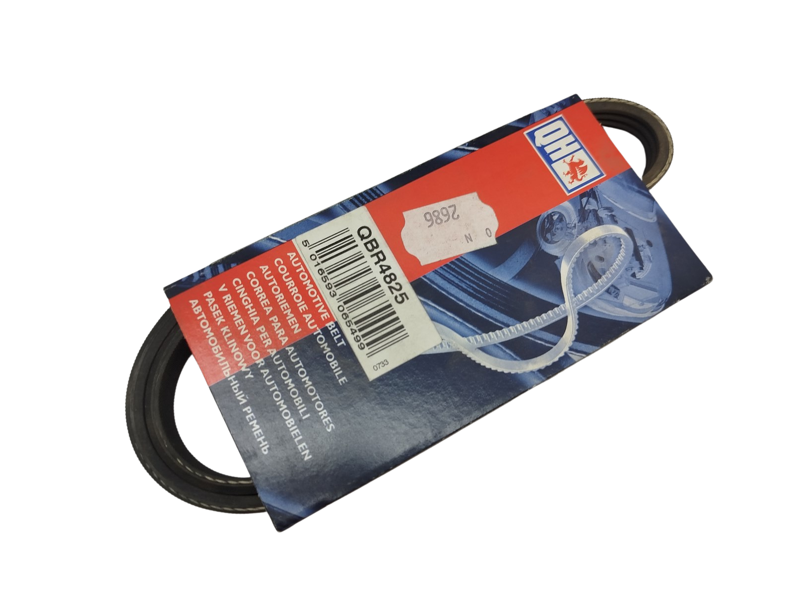 Drive Belt QBR4825 4PK825 Quinton Hazell main product photo
