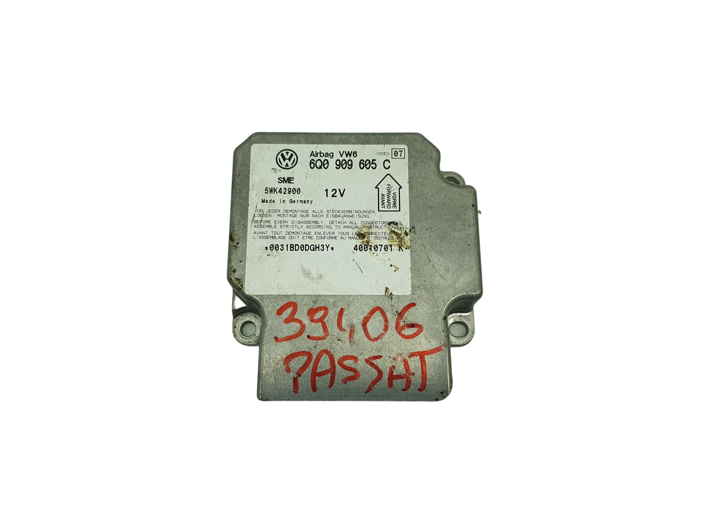 Controller 6Q0909605C 5WK42900 VW Siemens 68969 main product photo