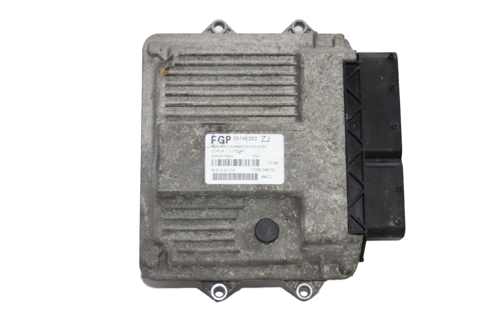 Engine Controller FGP55196352ZJ MJD6JO.CA Opel 1812 main product photo