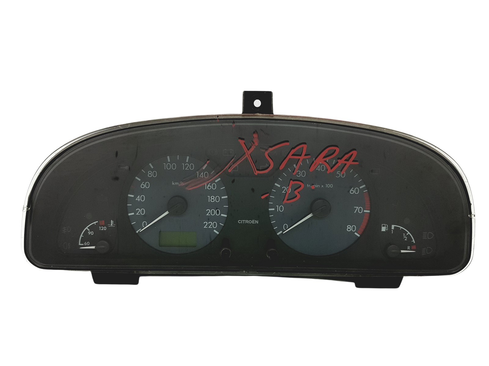 Speedometer/Instrument Cluster Citroen Xsara P9643206780 D 00 59129 main product photo