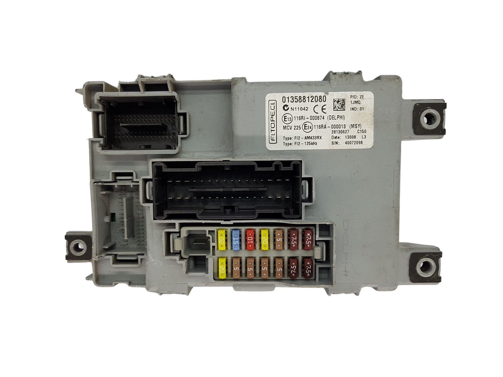 Controller BSI Fiat PSA 01358812080 28130627 Delphi 19659 main product photo