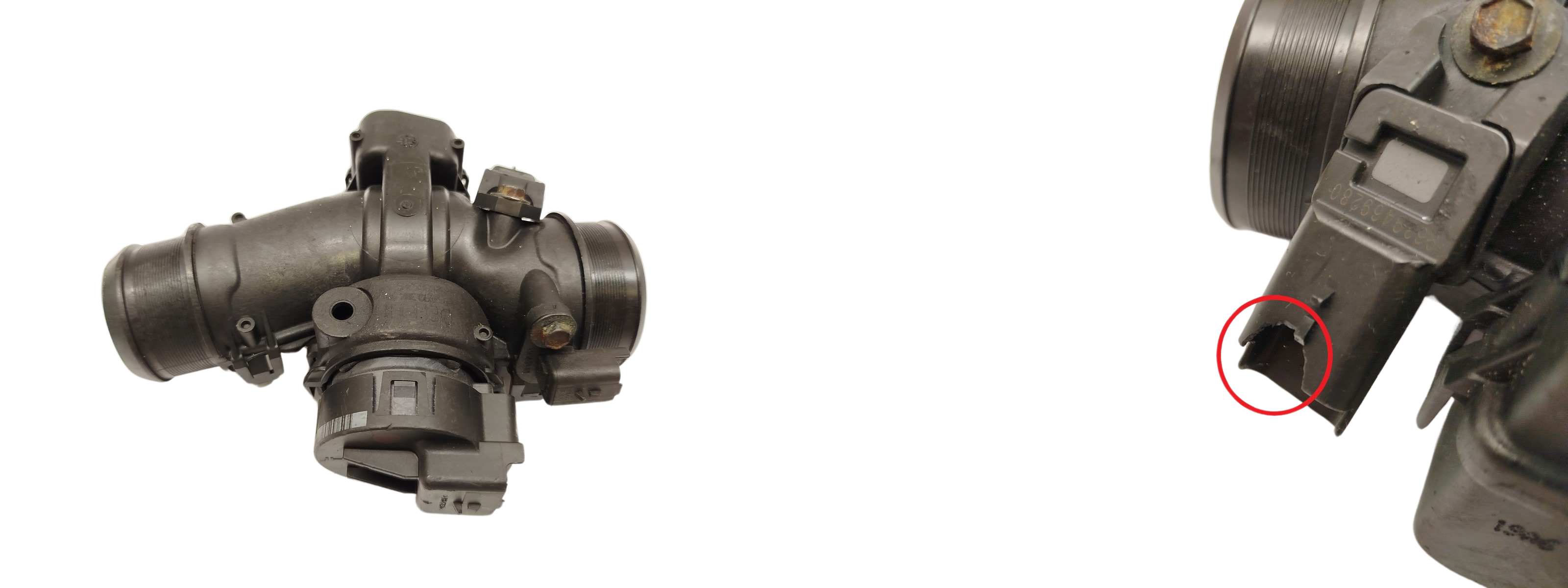 Throttle Body Valve 1,6 hdi 9660030480 0345E4 Peugeot Citroen 5106 main product photo