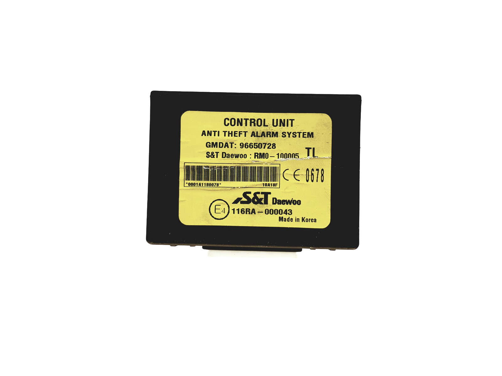 Controller Moduł 96650728 116RA-000043 Chevrolet Daewoo main product photo