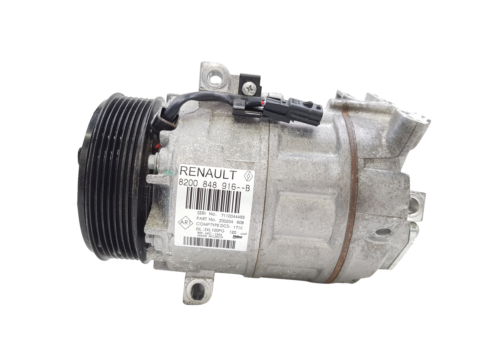Air Con Compressor/Pump 8200848916--B 1.6 2.3 DCI Trafic 3 Master 3 0km S4 main product photo