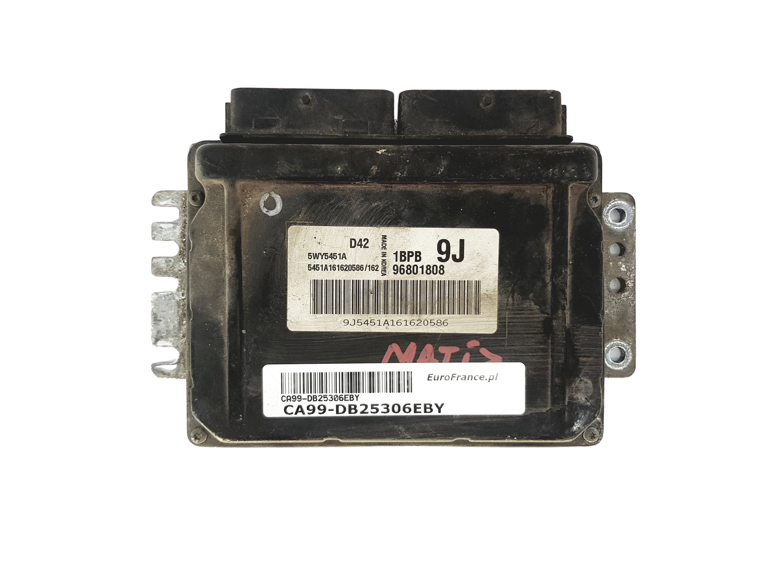 Controller 5WY5451A 96801808 D42 Chevrolet Kemsco 25306 main product photo