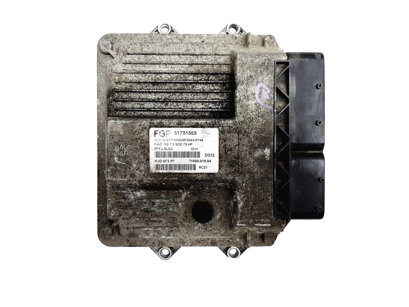 Controller MJD6F3.P7 51781569 Fiat Magneti Marelli main product photo