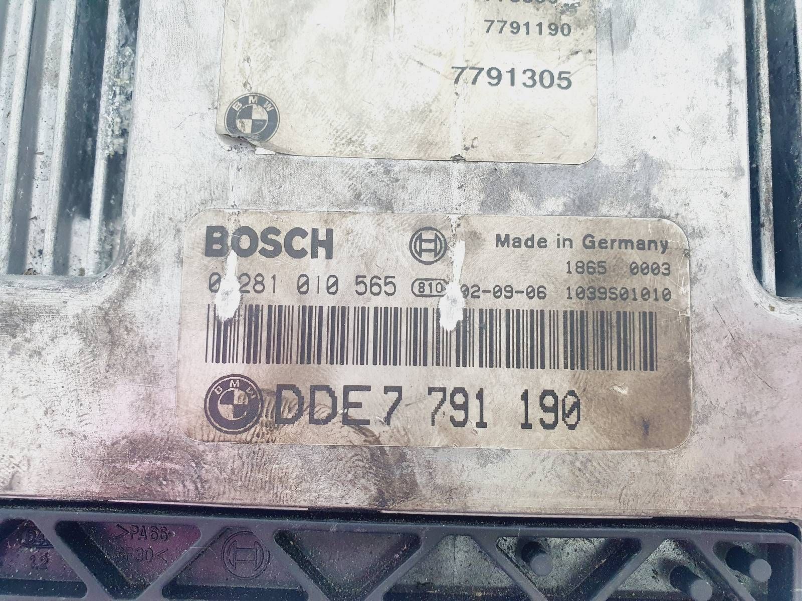 Engine Controller BMW DDE 7791190 0281010565 35424 main product photo