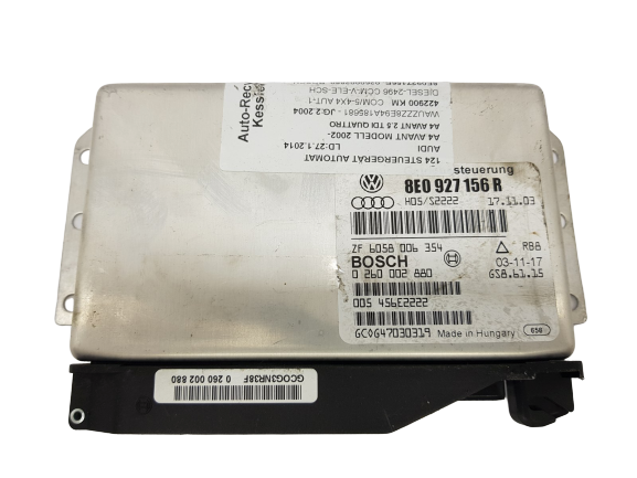 Controller Audi VW 8E0927156R 0260002880 Bosch main product photo