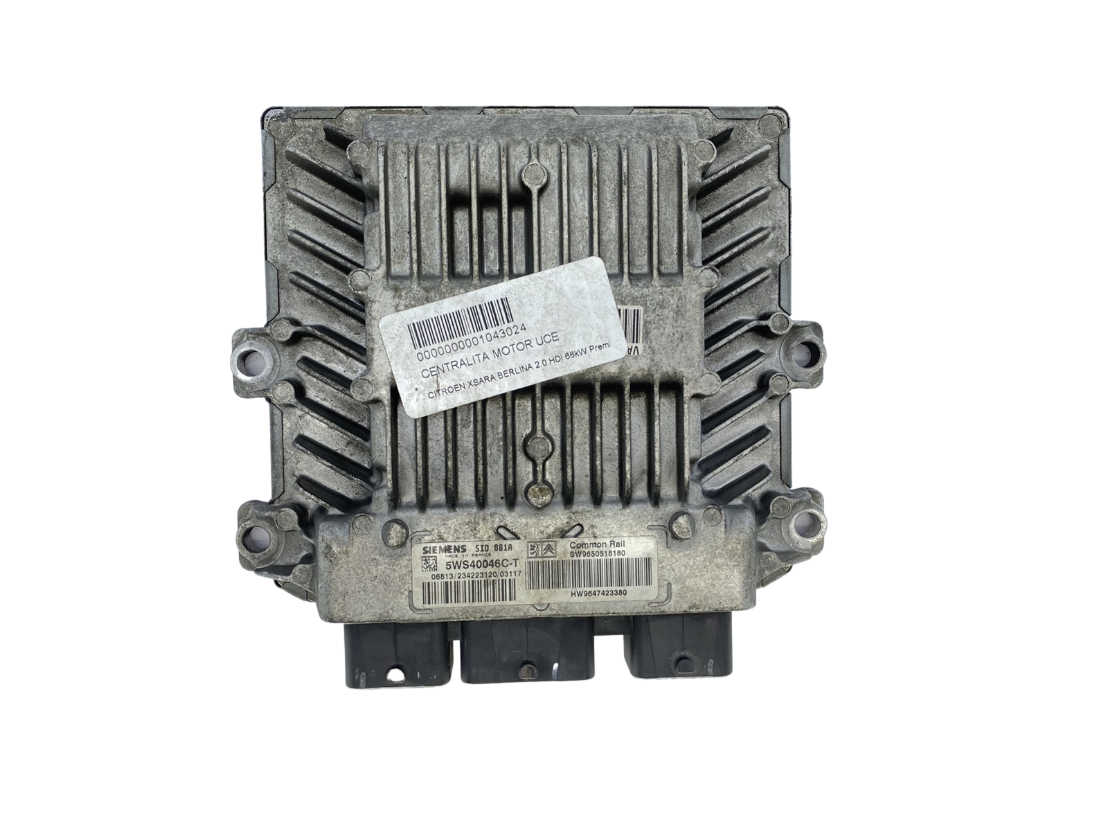 Controller 5WS40046C-T 9650518180 9647423380 PSA Siemens 59518 main product photo
