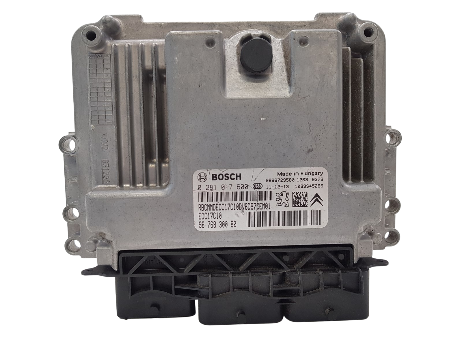 Controller Citroen C3 II 9676830080 0281017600 1.6 HDI Bosch main product photo