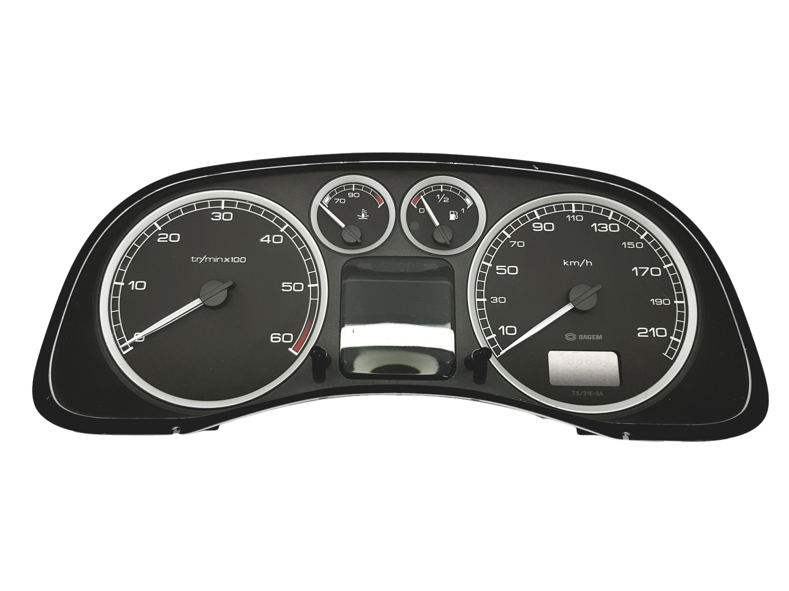 Speedometer/Instrument Cluster Peugeot 307 9646742480 0R00 Sagem 33356 main product photo