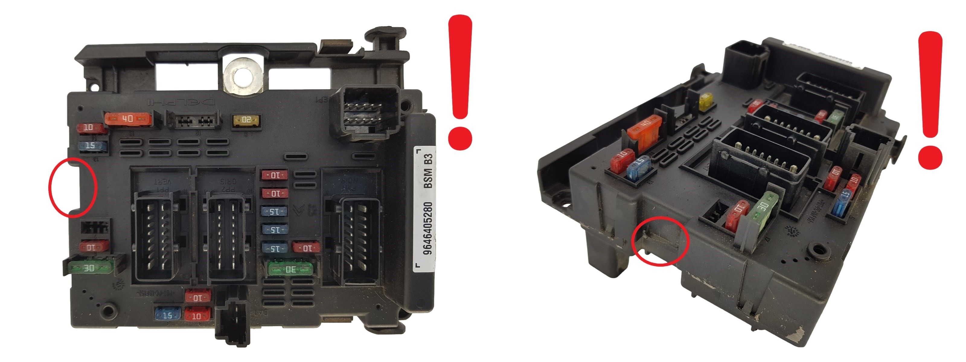 Controller BSM B3 9646405280 PSA Delphi 1646 main product photo