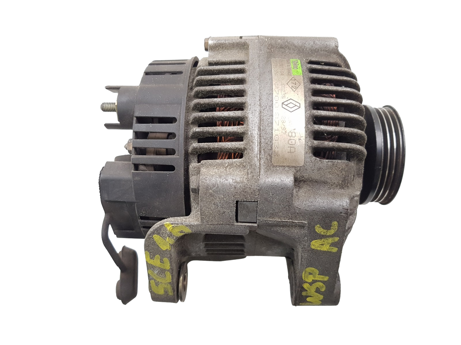 Alternator Renault 7700871033 2541938A 80A Valeo main product photo