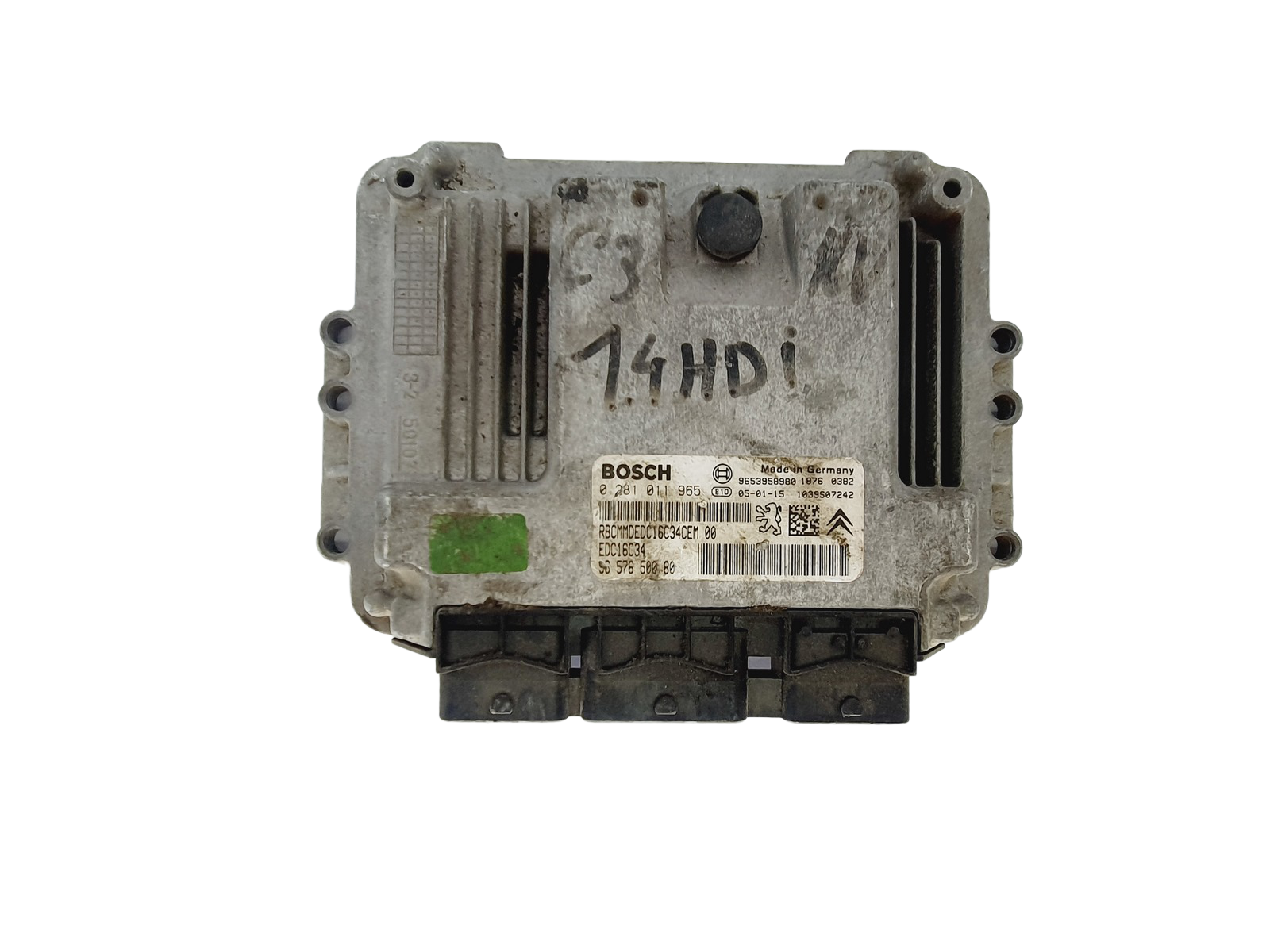 Controller 9657650080 0281011965 9653958980 PSA Bosch main product photo