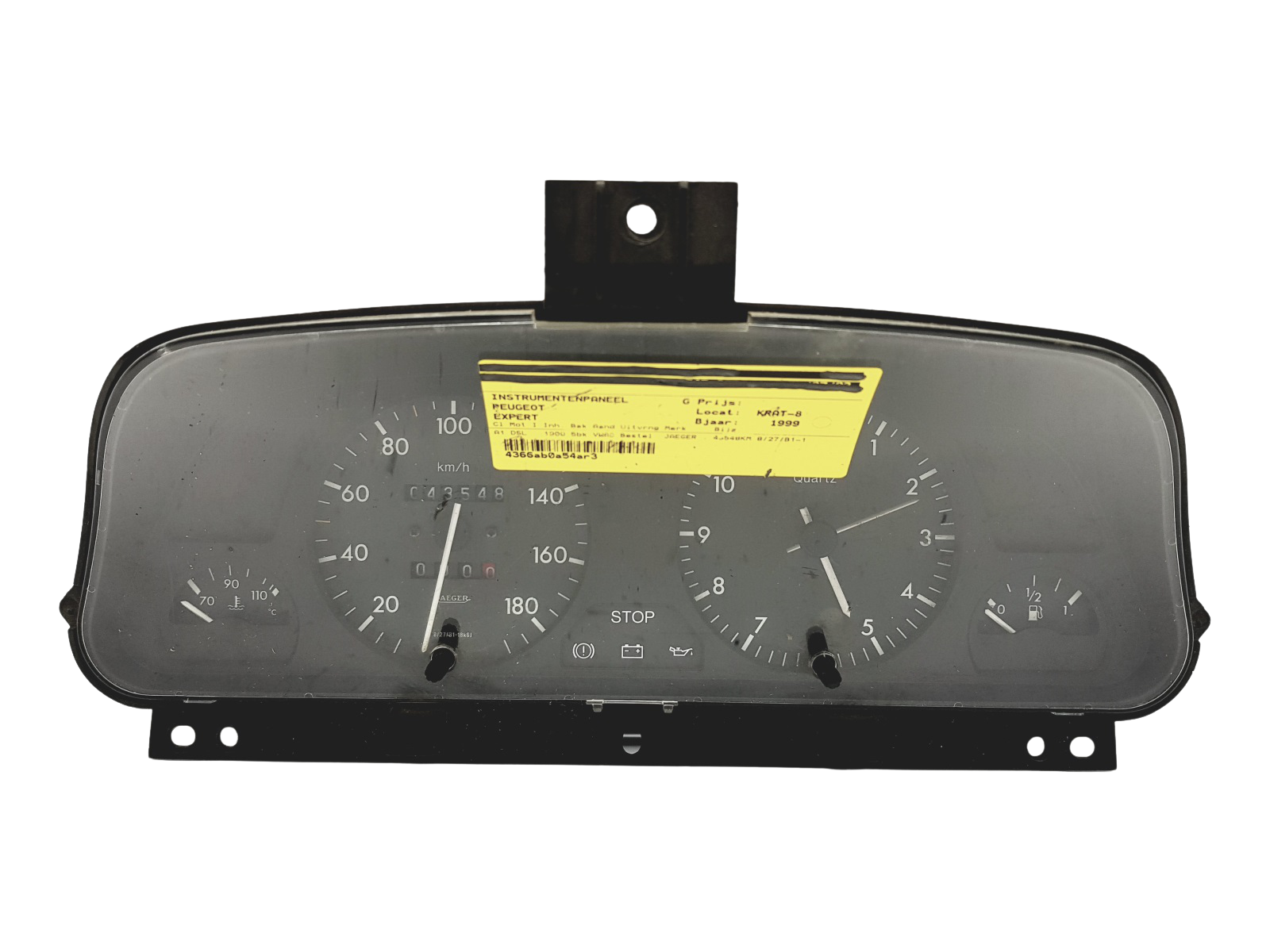 Speedometer/Instrument Cluster Scudo Jumpy Expert 1480110080 Fiat PSA 45086 main product photo