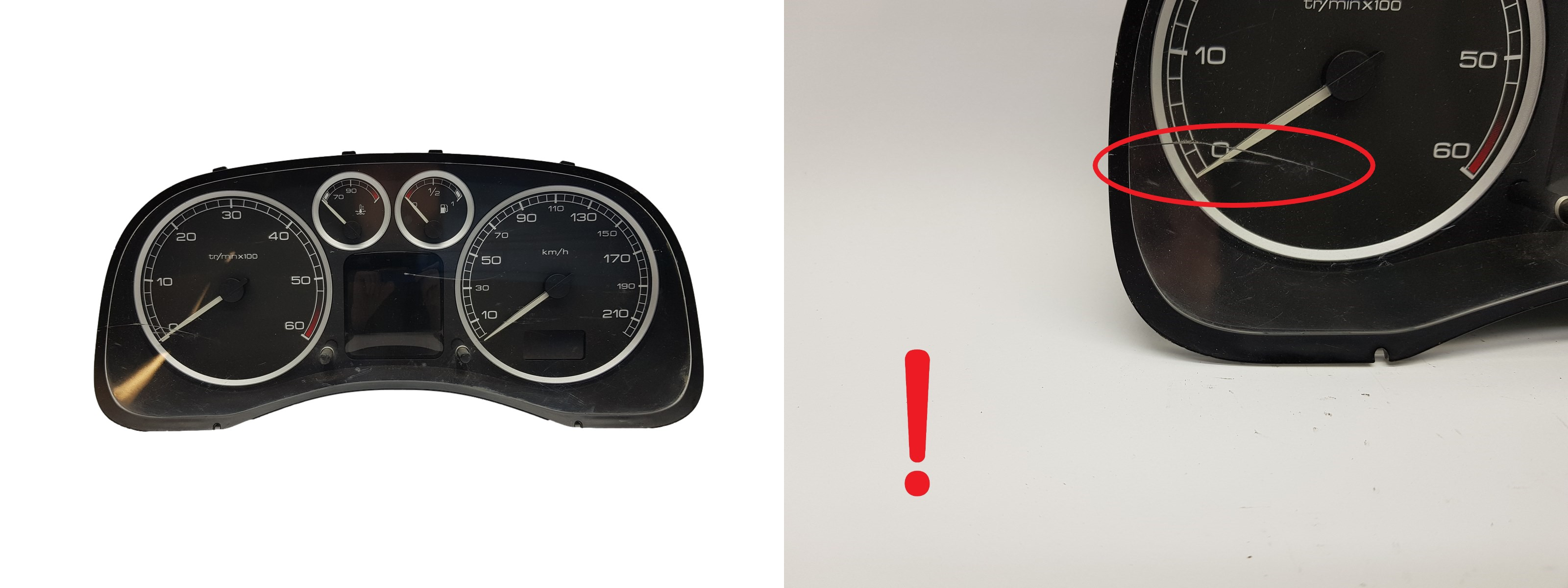 Speedometer/Instrument Cluster Peugeot 307 9655476580 2931 main product photo