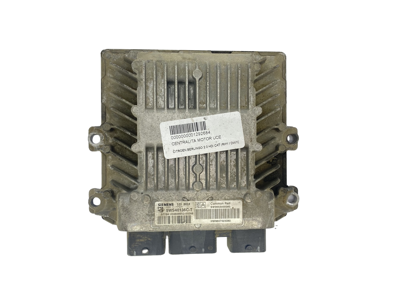 Controller 5WS40136C-T 9653059380 9647423380 PSA Siemens 59891 main product photo