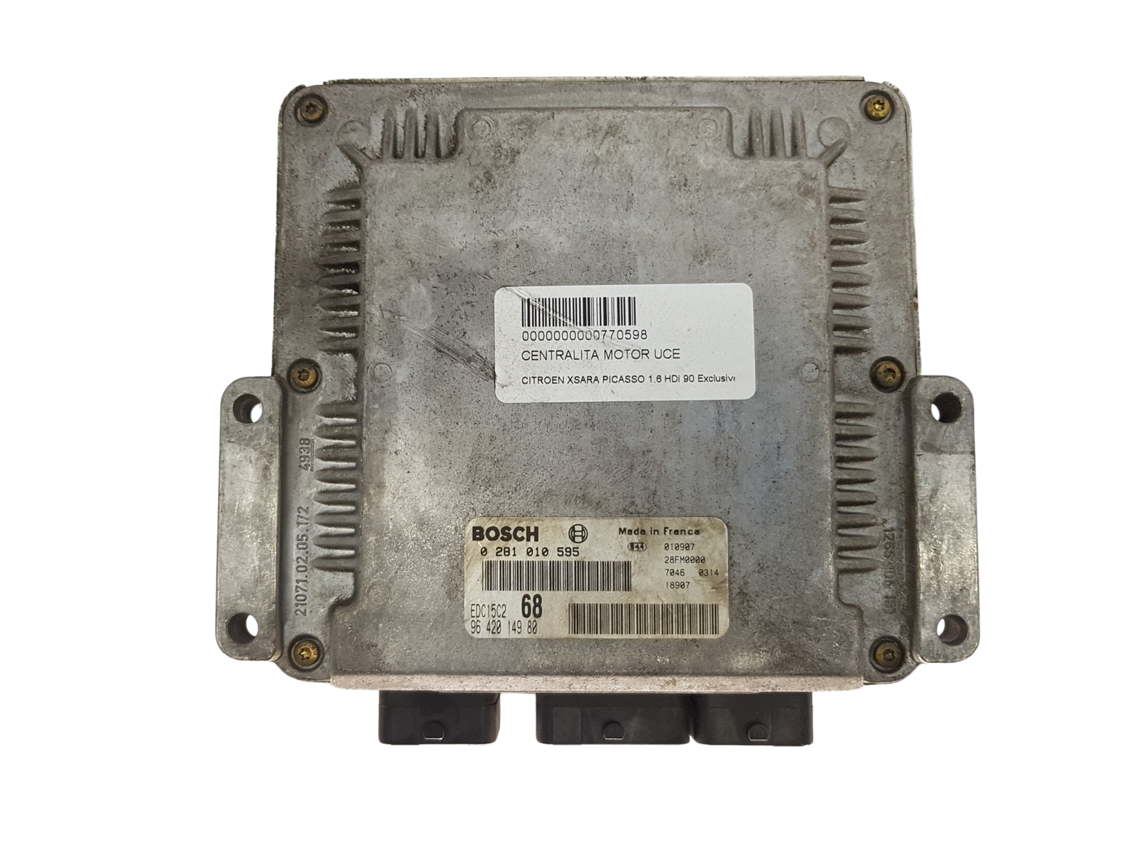 Controller 0281010595 9642014980 PSA Bosch 3050 main product photo