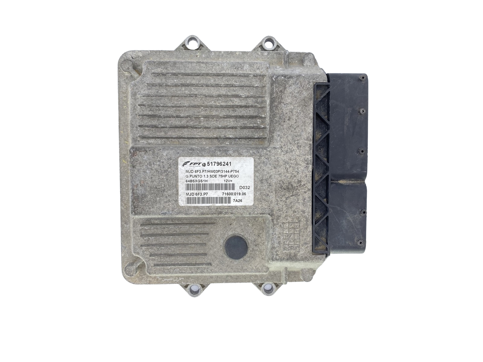 Controller Fiat 51796241 MJD6F3.P7 71600.019.06 FPT 59424 main product photo