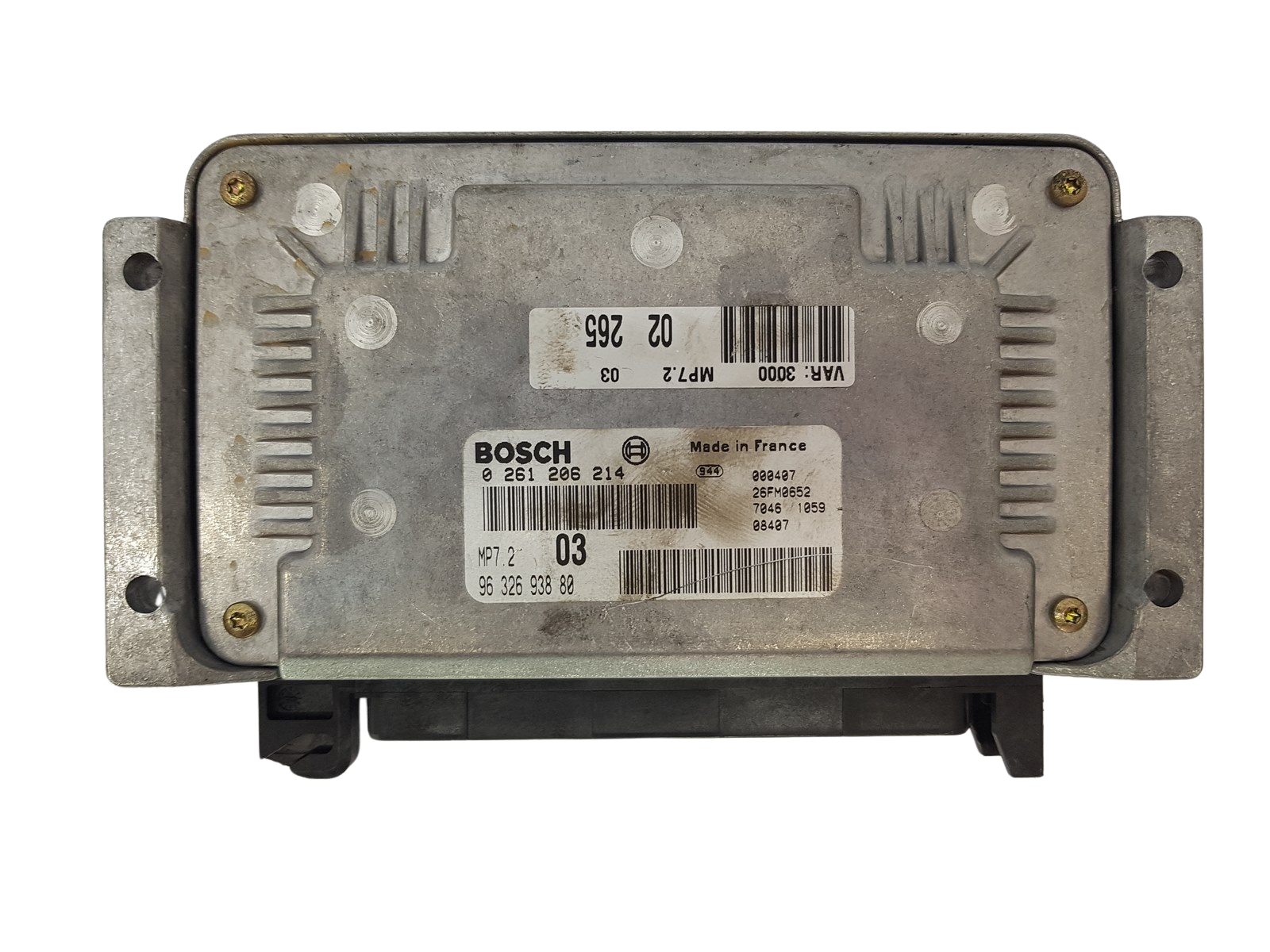 Controller 0261206214 9632693880 26FM0652 PSA Bosch 3012 main product photo
