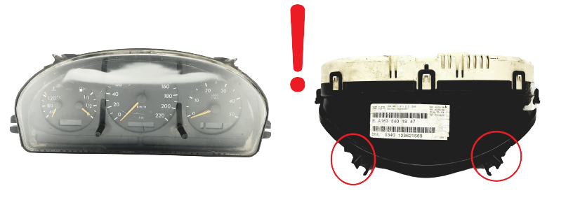 Speedometer/Instrument Cluster Mercedes ML W163 A1635401847 57886 main product photo