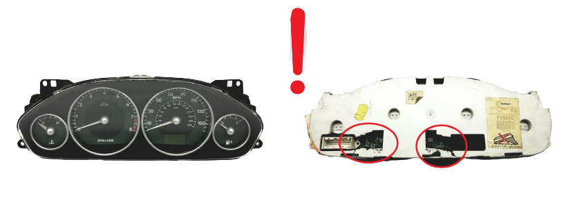 Speedometer/Instrument Cluster Jaguar X-Type 1X4F-10849-BL RHD main product photo