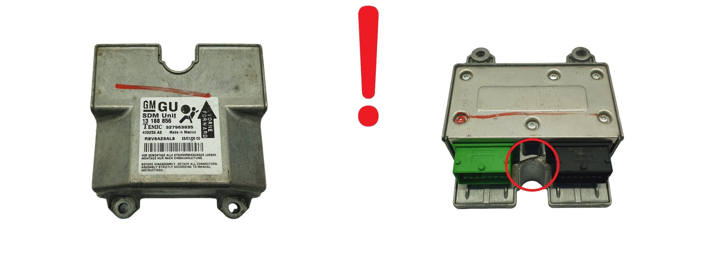 Controller Opel 13188856 403253 A2 GM Temic 68813 main product photo