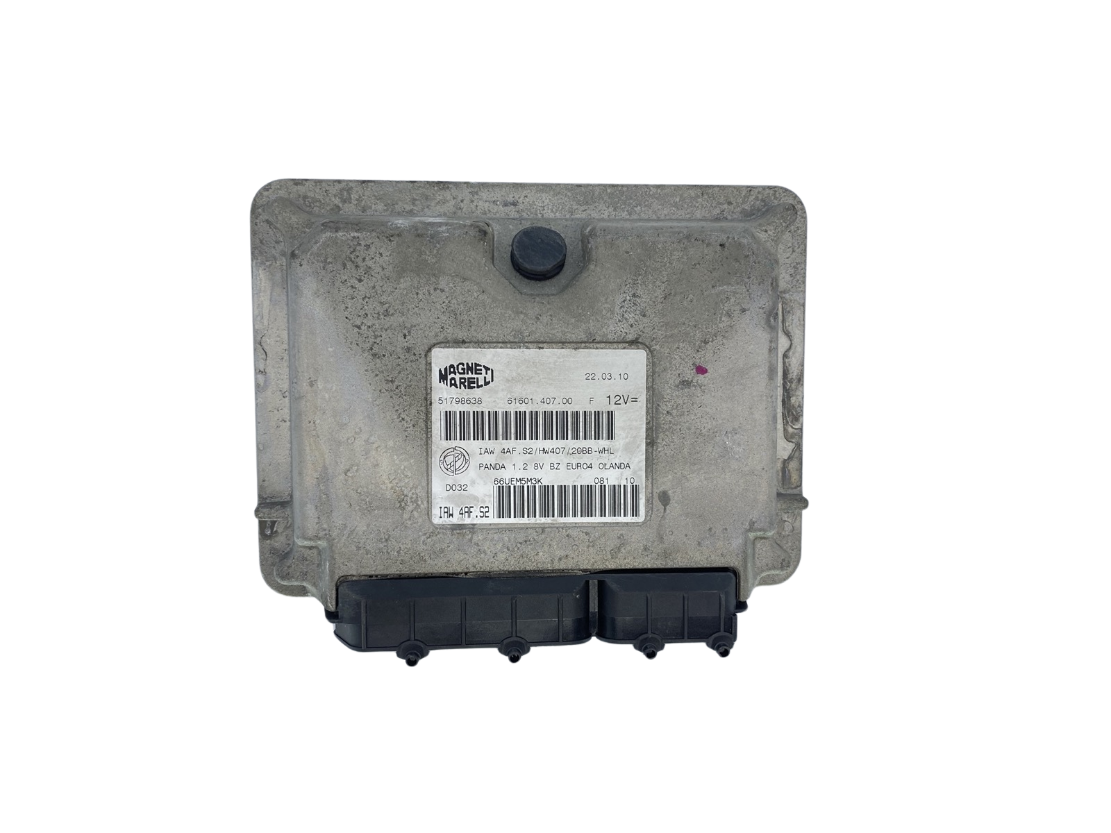 Controller IAW4AF.S2 51798638 61601.407.00 Fiat Magneti Marelli 62019 main product photo