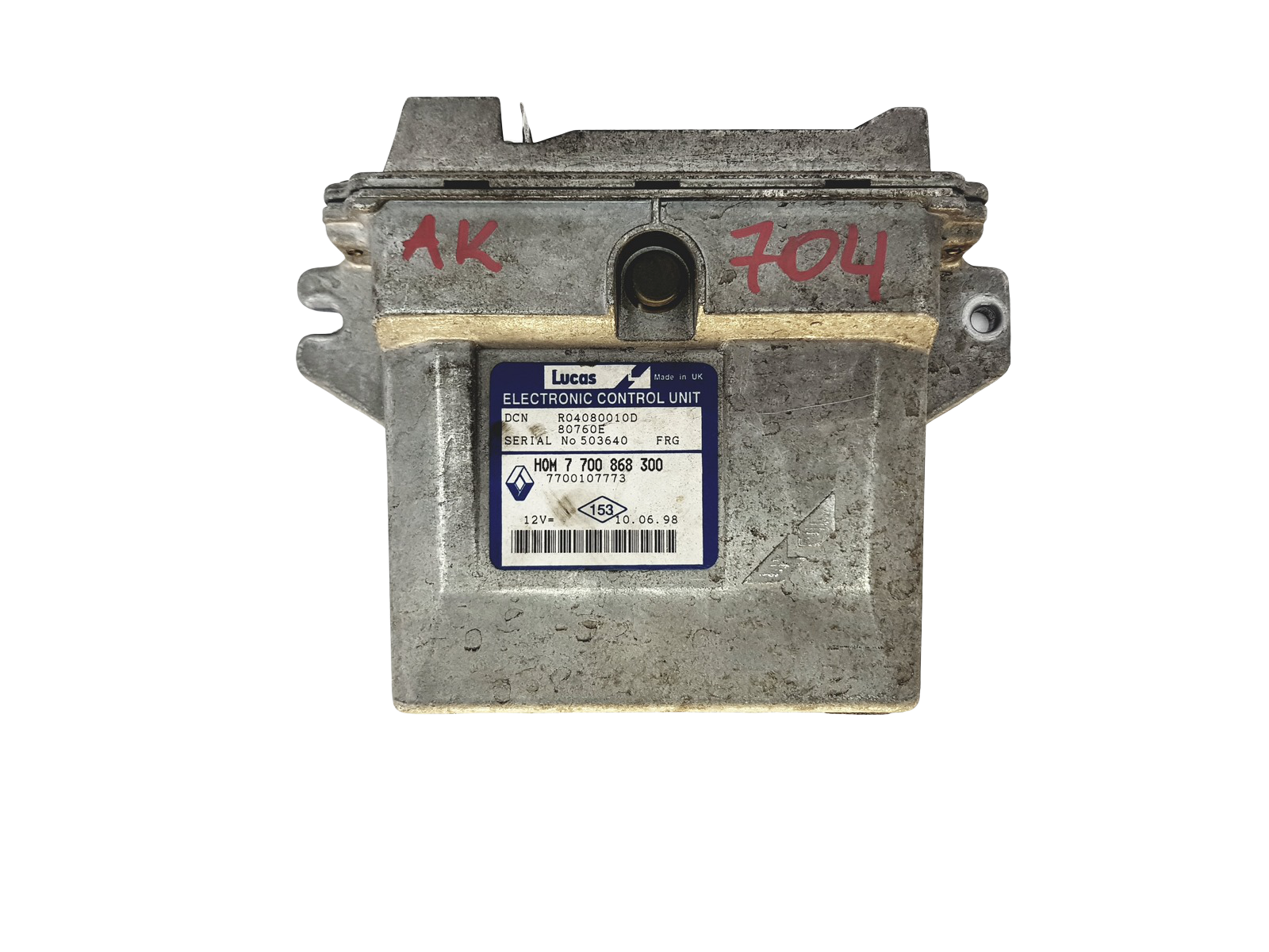 Controller 7700868300 7700107773 R04080010D Renault Lucas 22453 main product photo