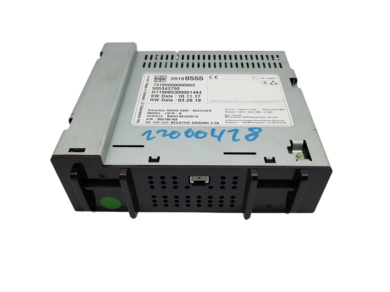 Navigation Opel 39180555 555343750 LN7S-B 21020 main product photo