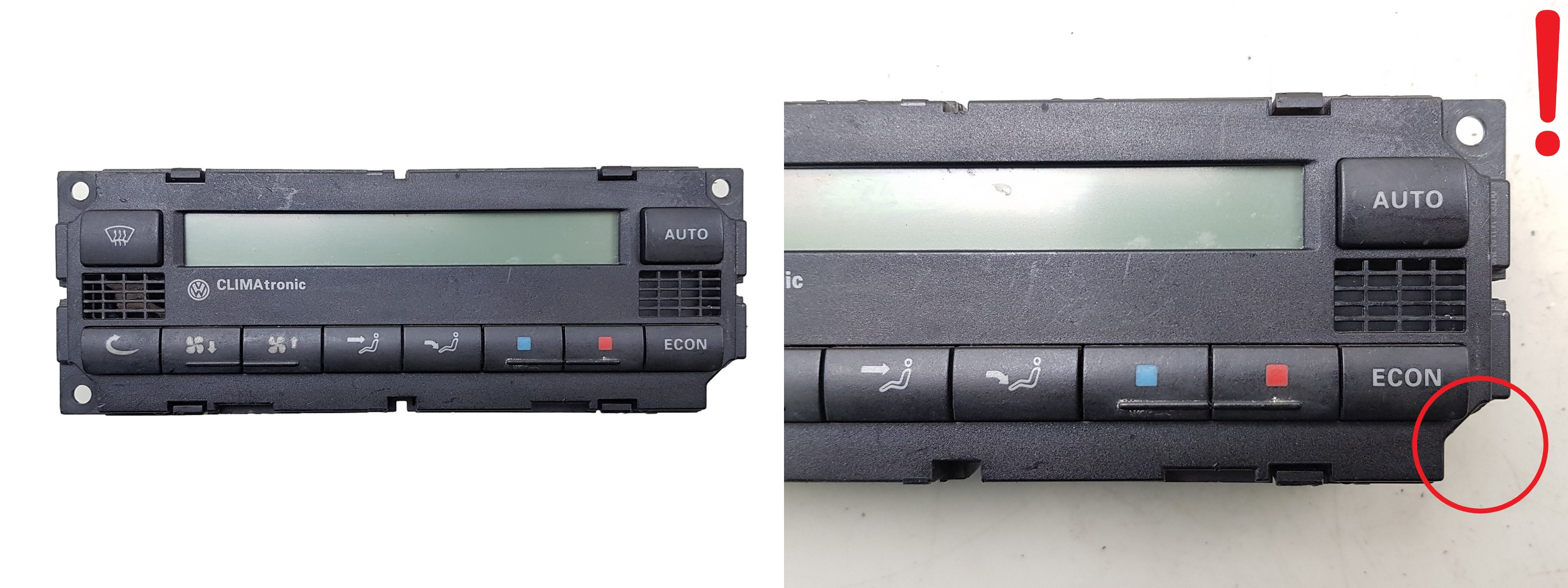 Heater Control Unit VW Golf 4 Passat B5 3B1907044C 1159 main product photo