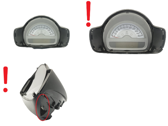 Speedometer/Instrument Cluster Smart Fourfor 1043345LL 56019 main product photo
