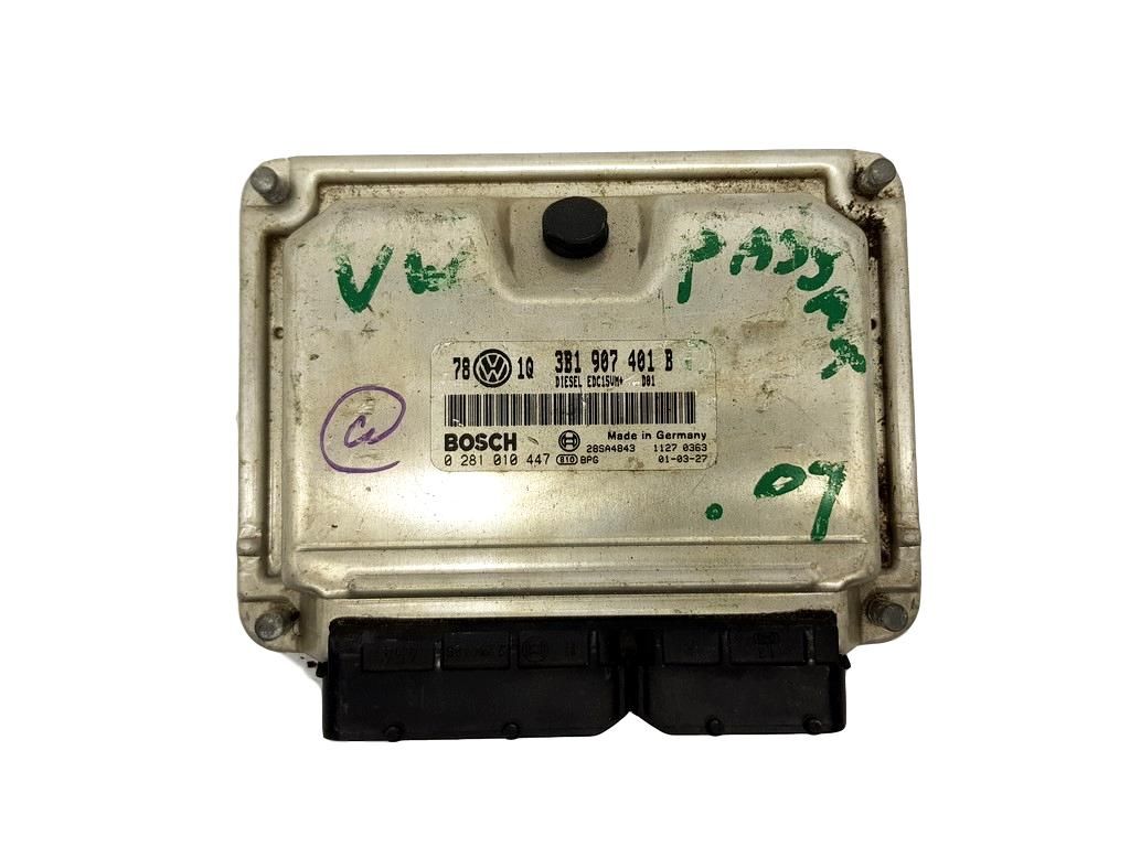 Engine Controller 3B1907401B 0281010447 Volkswagen Bosch main product photo