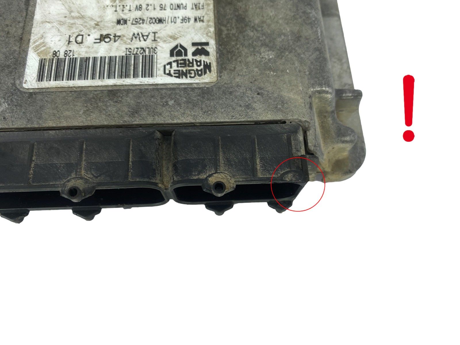 Controller 46545235 IAW49F.D1 61600.363.07 Fiat Magneti Marelli 49491 main product photo