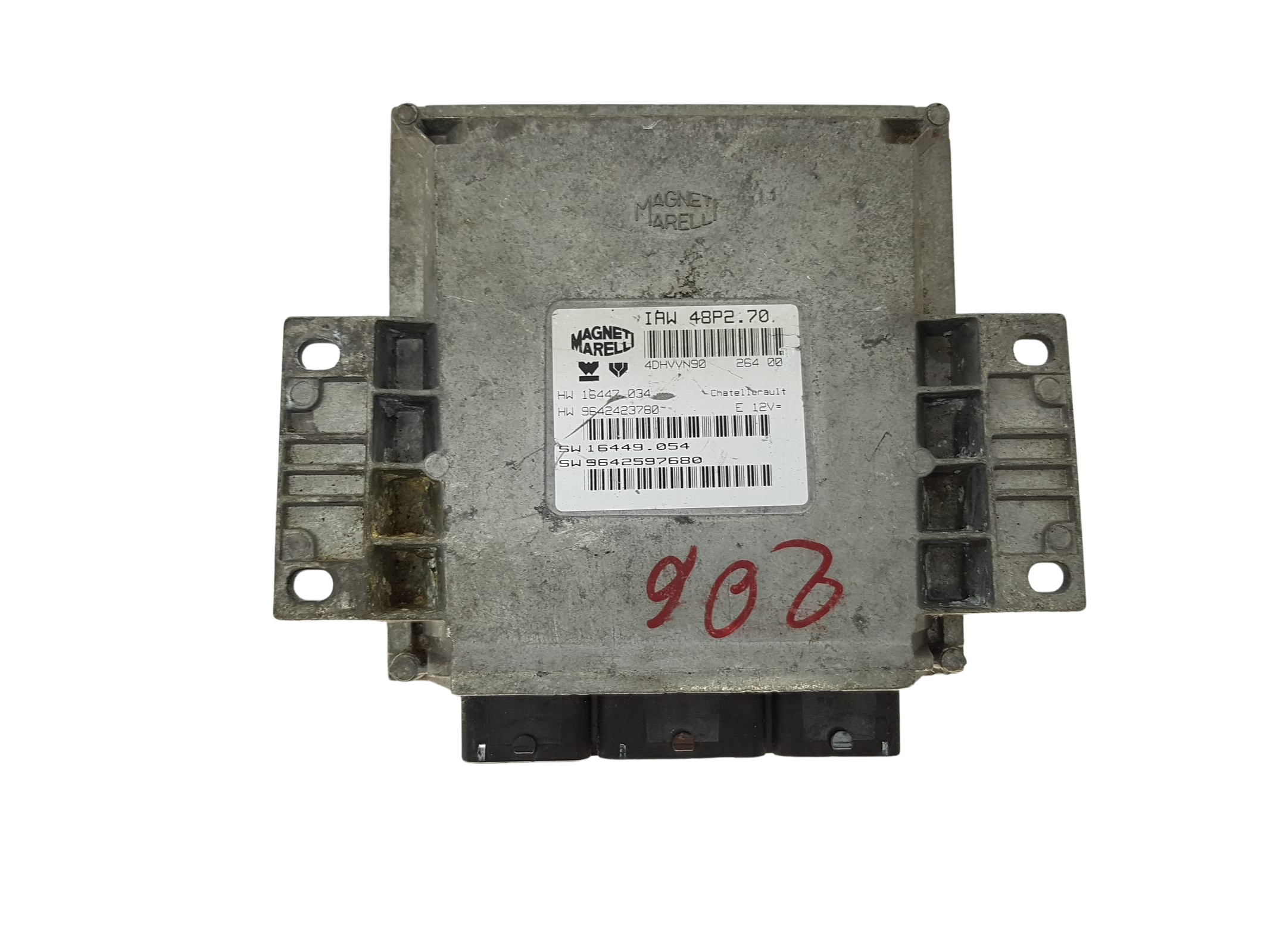 Controller 9642597680 9642423780 IAW 48P2.70 16449.054 Magneti Marelli 16302 main product photo