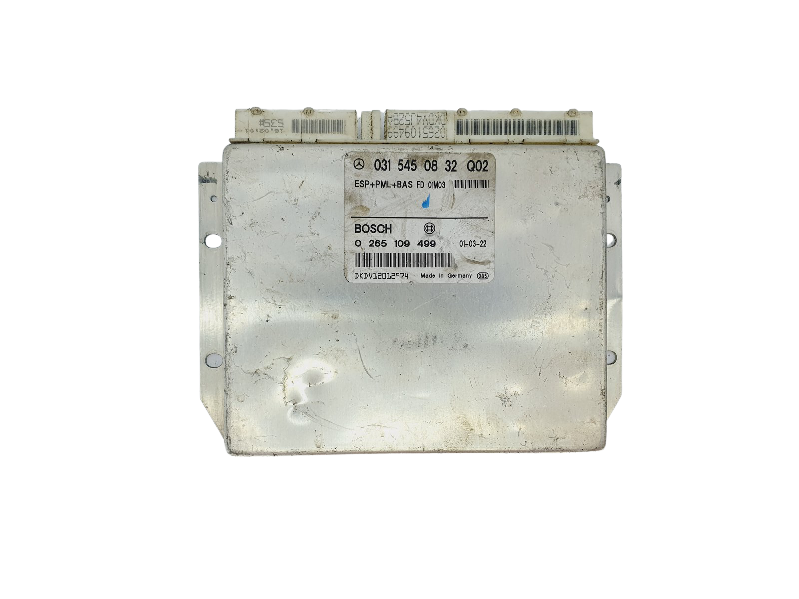 Controller 0315450832Q02 0265109499 Mercedes Bosch 45040 main product photo