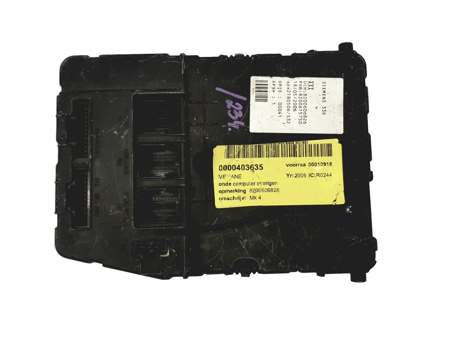 Controller 8200606828 S118400160G Renault Siemens main product photo