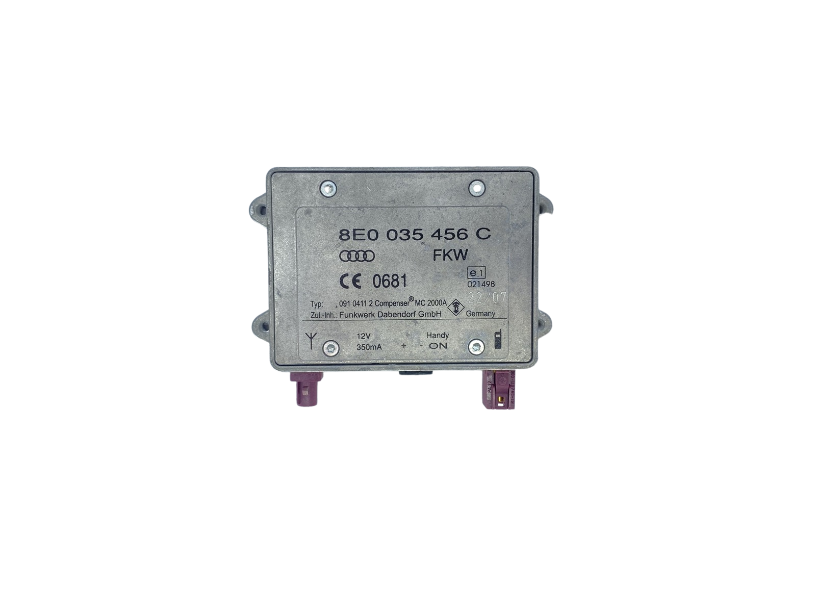 Controller 8E0035456C Audi 58623 main product photo