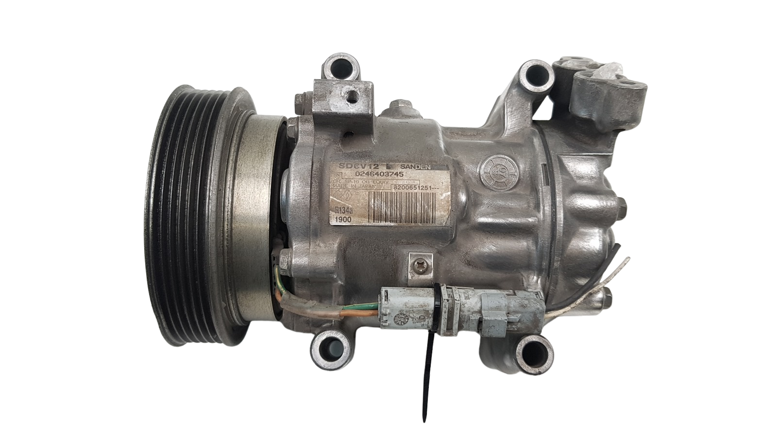 Air Con Compressor/Pump Renault Nissan 8200651251 SD6V12 1900 Sanden S7 main product photo